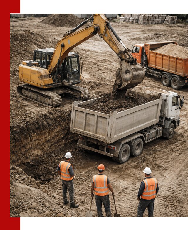 Разработка грунта для строительства и благоустройства в Кыштыме