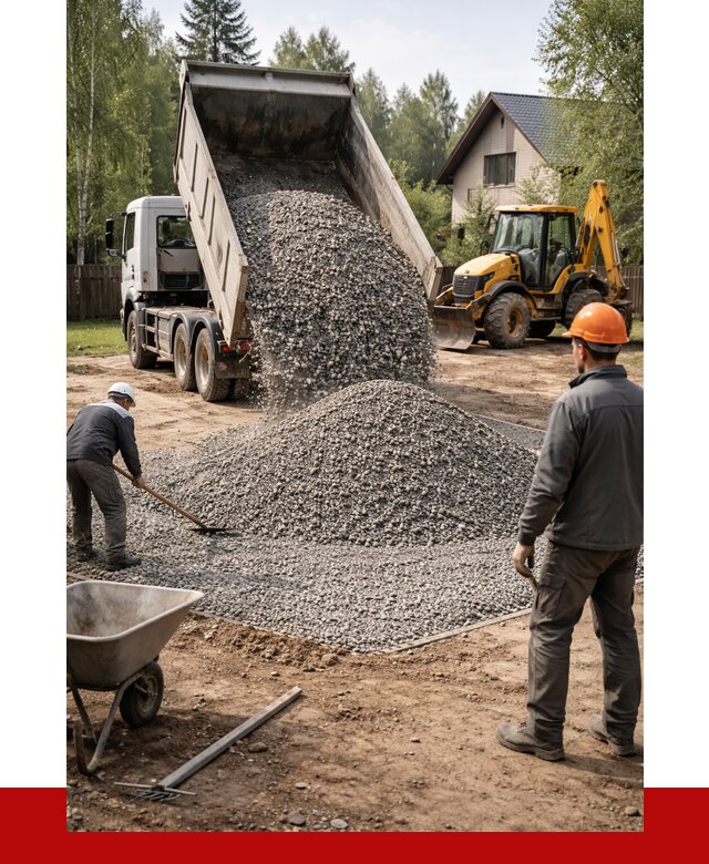 Отсыпка участка щебнем в Кыштыме от 6751 р. ПРОНЕРУДКшт