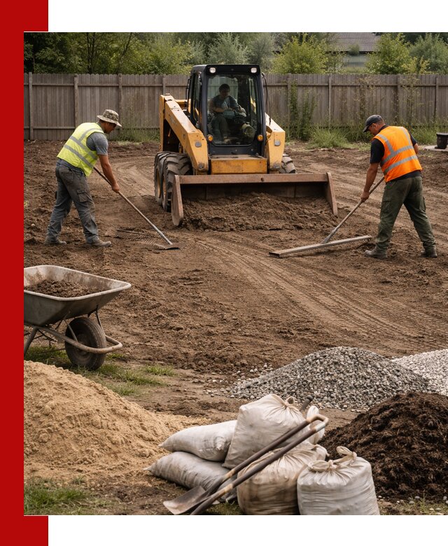 Выравнивание участка под строительство и благоустройство в Кыштыме