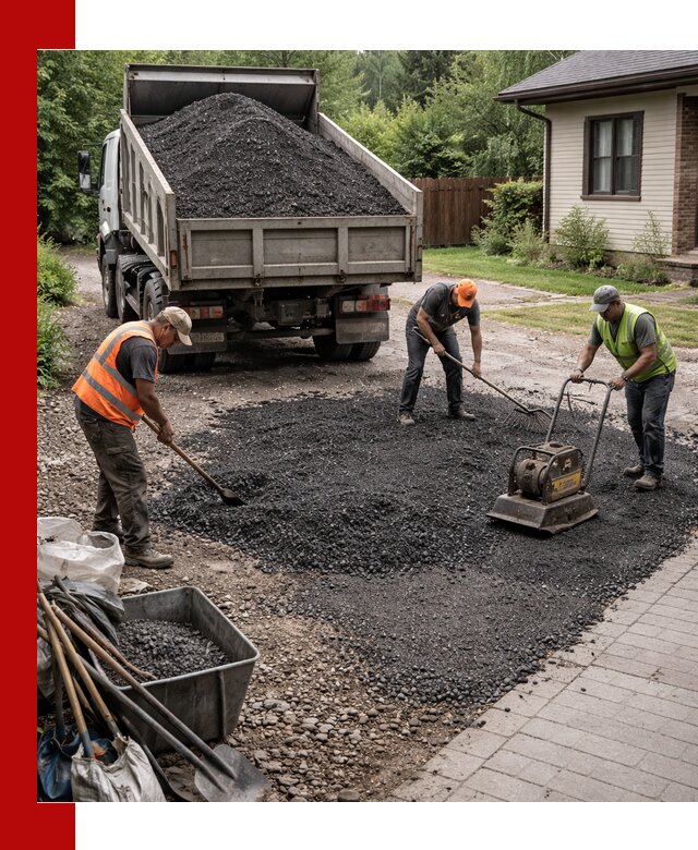 Асфальтовая крошка для двора с доставкой в Кыштыме